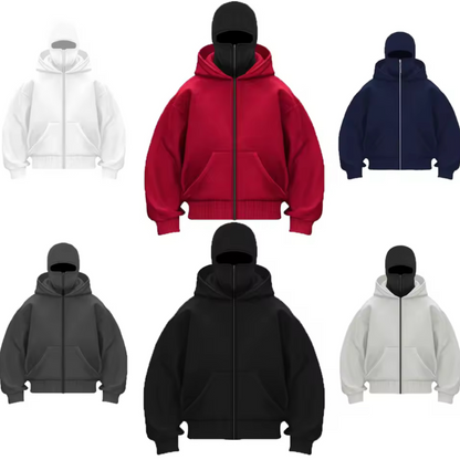 Suéter Encapuchado 2 en 1 (Hood + Mascarilla)