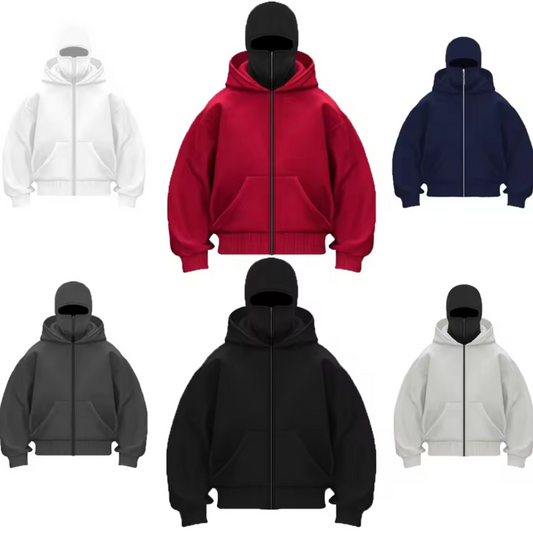 Suéter Encapuchado 2 en 1 (Hood + Mascarilla)